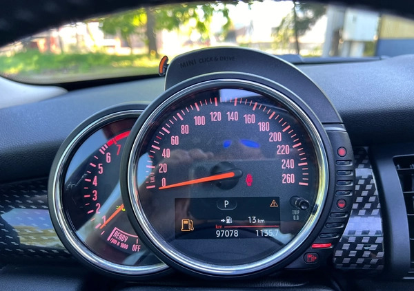 MINI Cooper S cena 64999 przebieg: 97076, rok produkcji 2016 z Chorzele małe 232